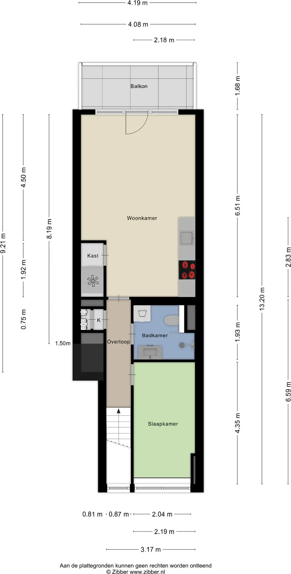 Foto van de Appartement gelegen aan de Tamboerstraat in Rotterdam