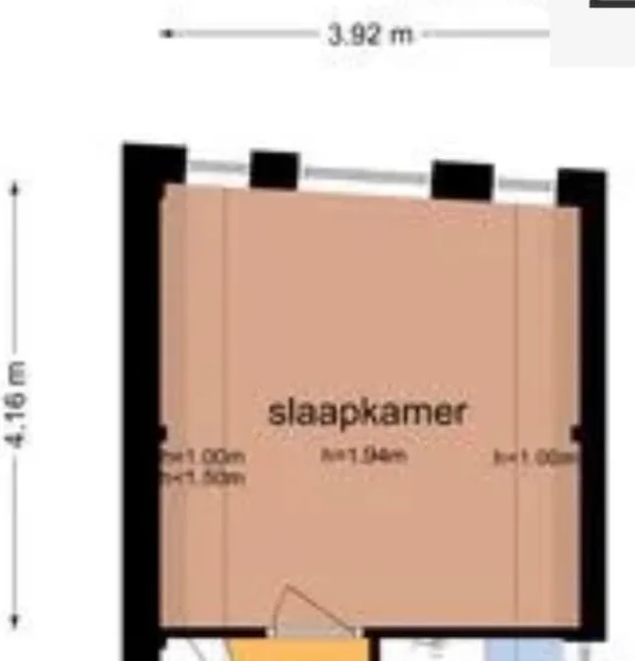 Foto van de Kamer gelegen aan de Koningsplein in Amsterdam