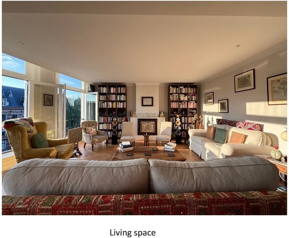Foto van de Kamer gelegen aan de Kloveniersburgwal in Amsterdam