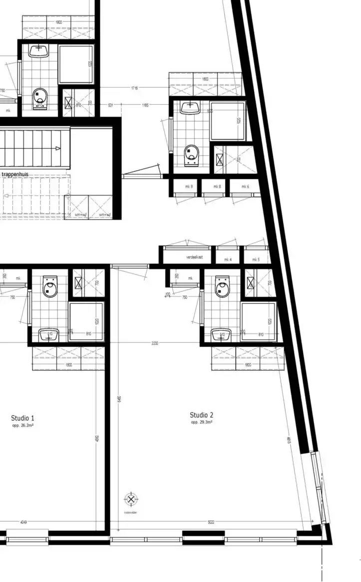 Foto van de Appartement gelegen aan de Hulsdonksestraat in Roosendaal