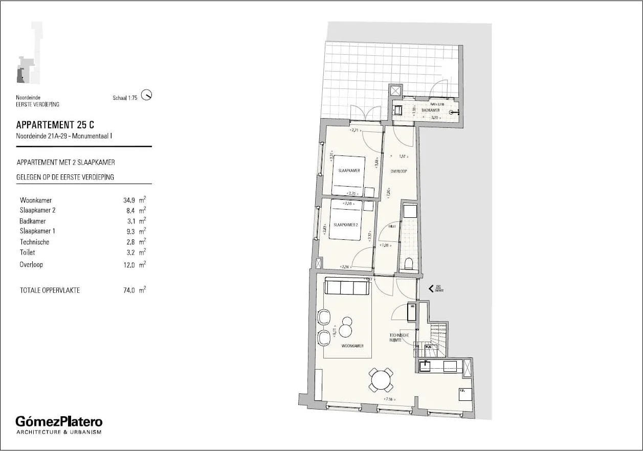 Foto van de Appartement gelegen aan de Noordeinde in Delft