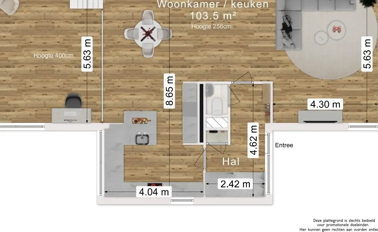Foto van de Appartement gelegen aan de Hofvliet in Voorschoten