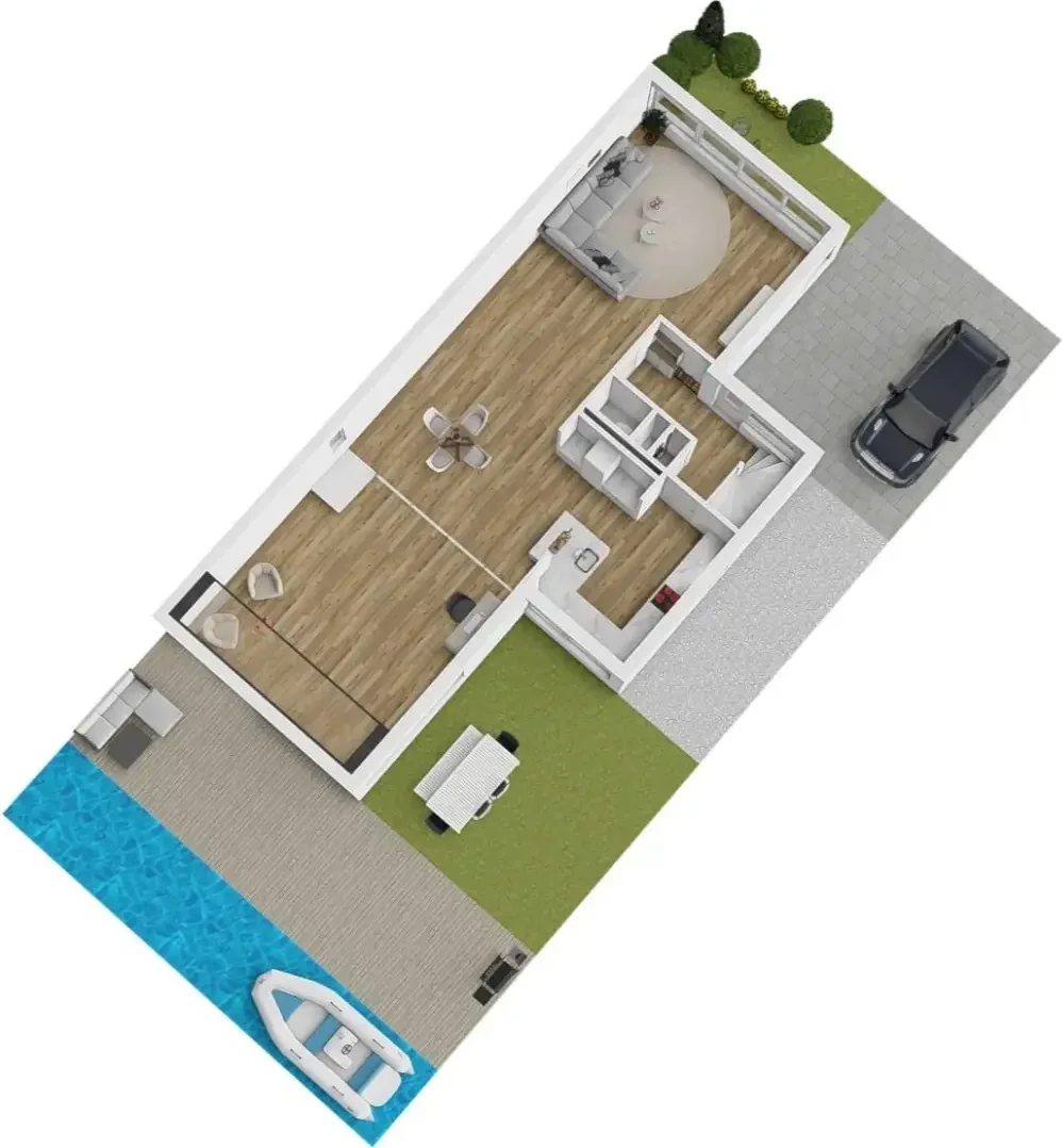 Foto van de Appartement gelegen aan de Hofvliet in Voorschoten
