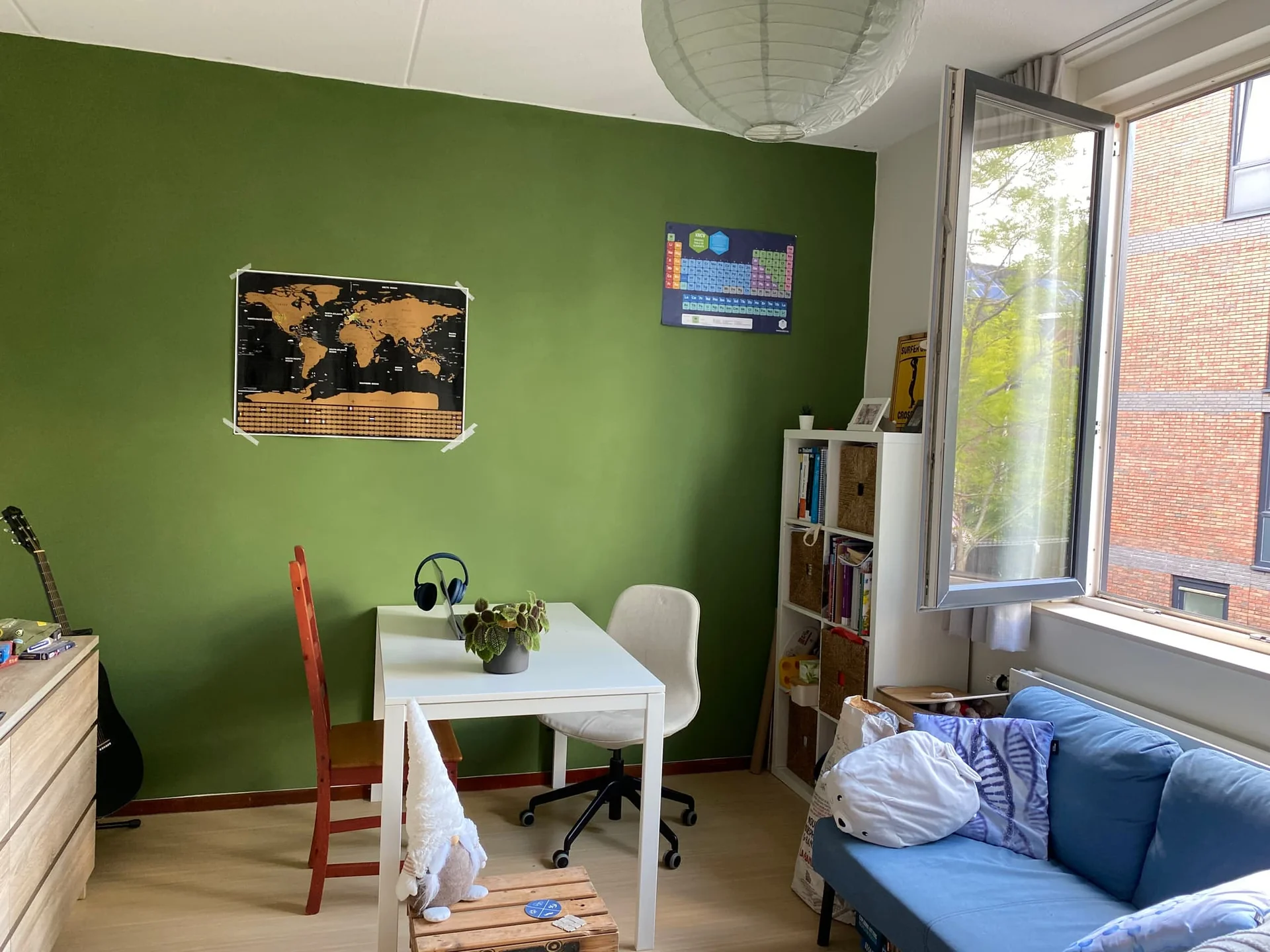 Foto van de Kamer gelegen aan de Oude Bennekomseweg in Wageningen