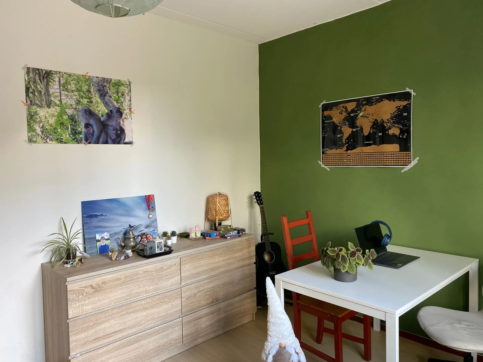 Foto van de Kamer gelegen aan de Oude Bennekomseweg in Wageningen