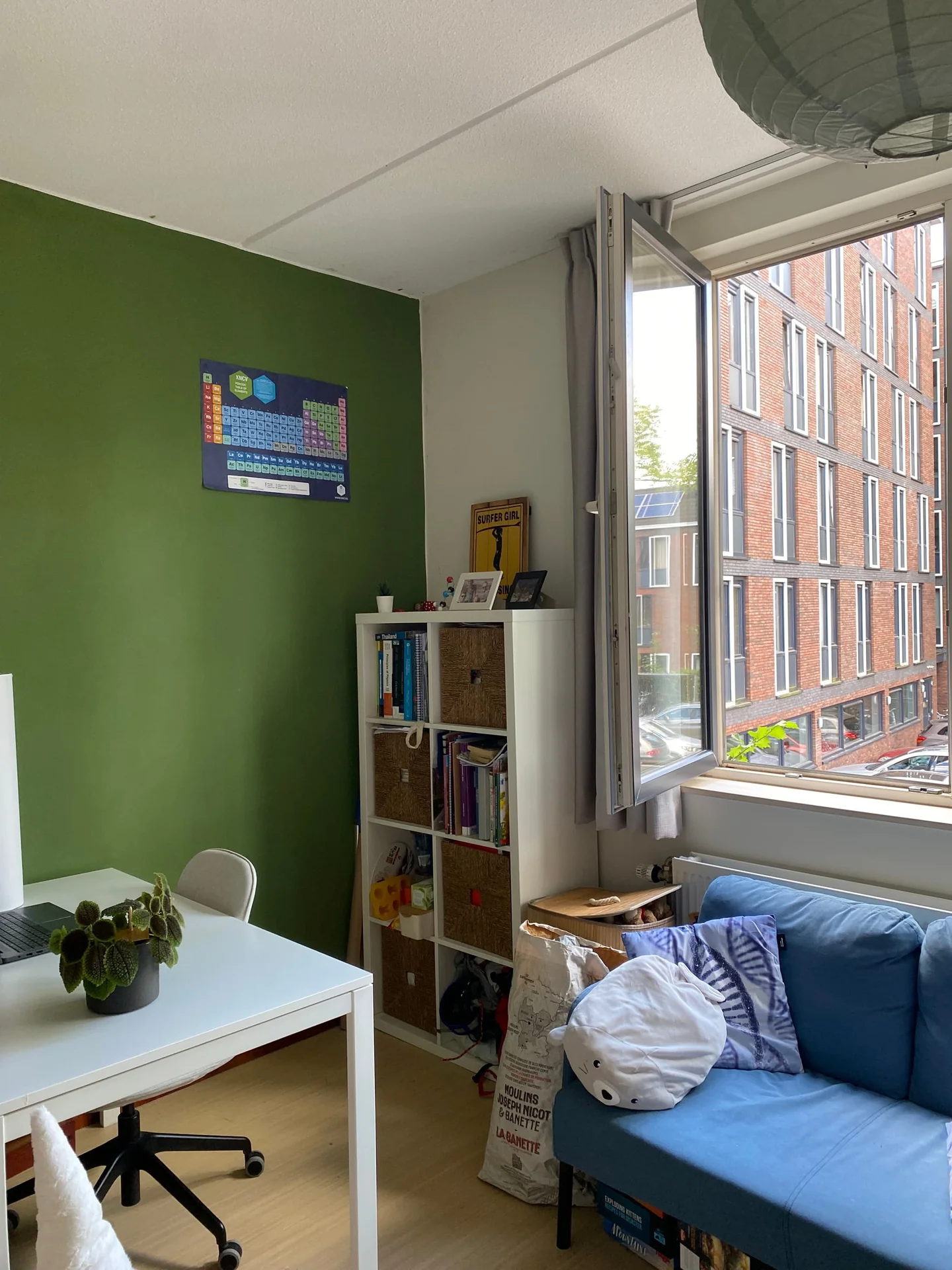 Foto van de Kamer gelegen aan de Oude Bennekomseweg in Wageningen