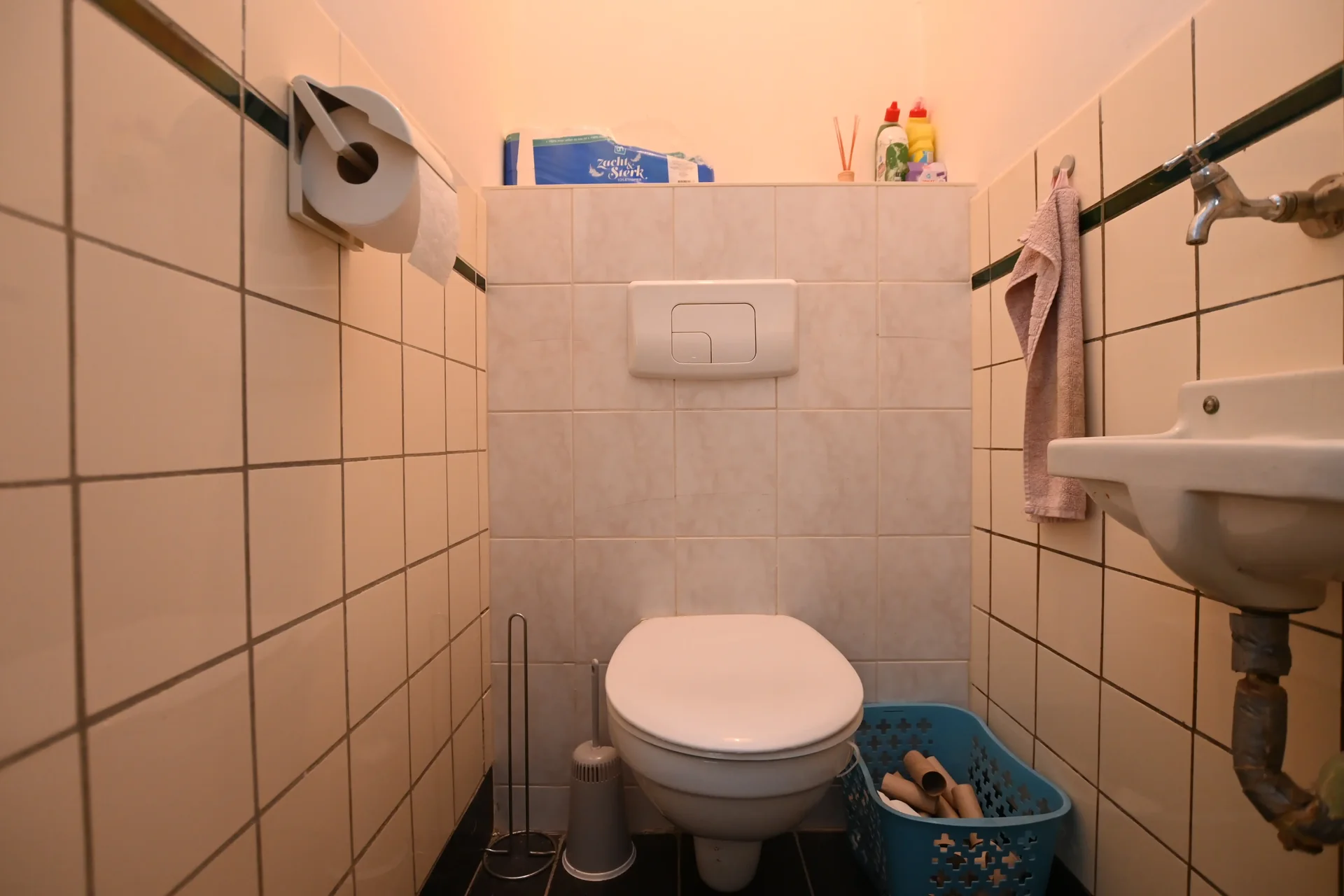 geblurde versie van de foto als achtergrond