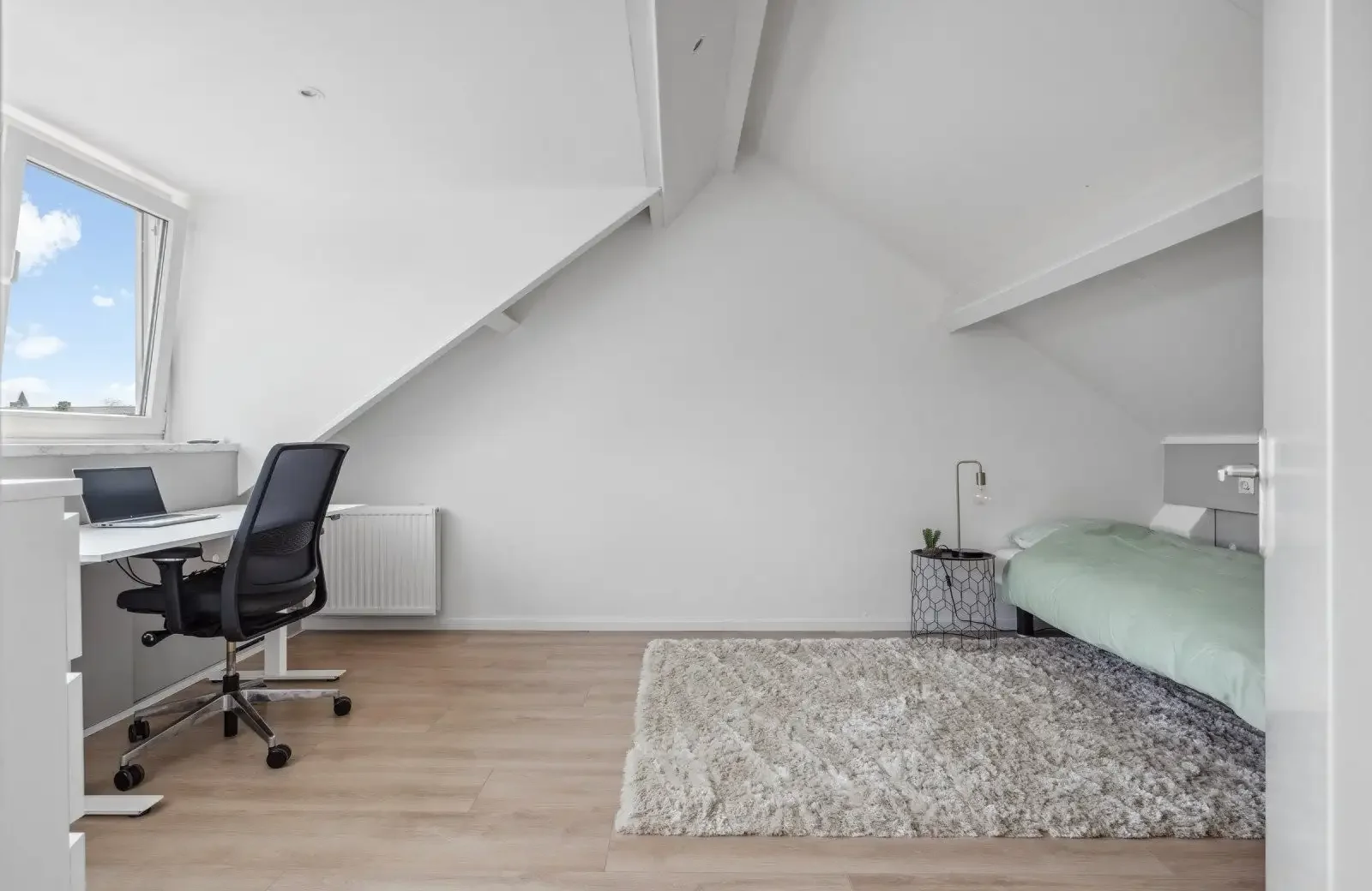 geblurde versie van de foto als achtergrond