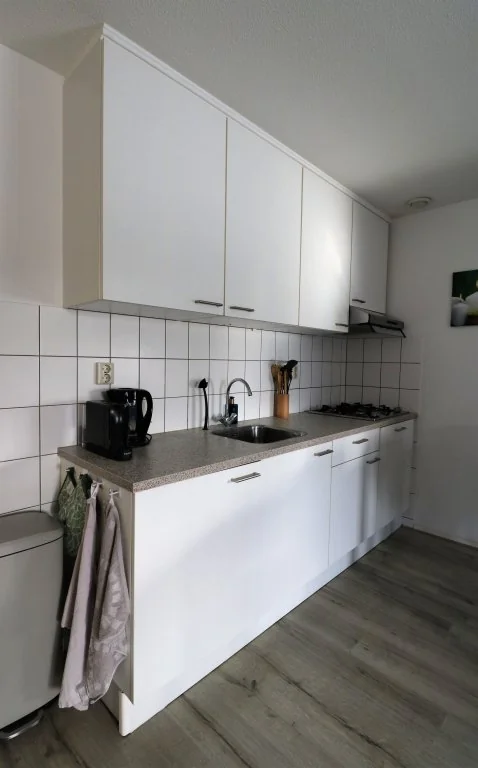 geblurde versie van de foto als achtergrond