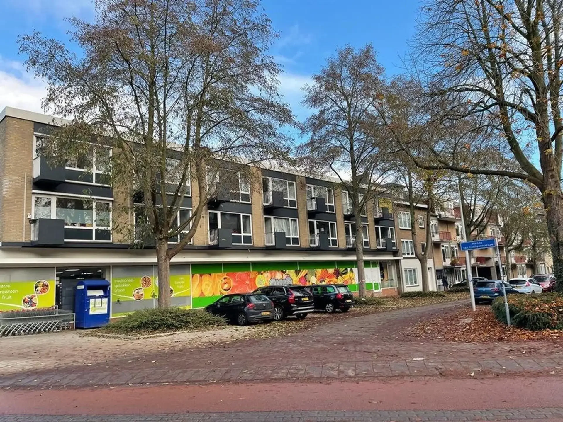 geblurde versie van de foto als achtergrond