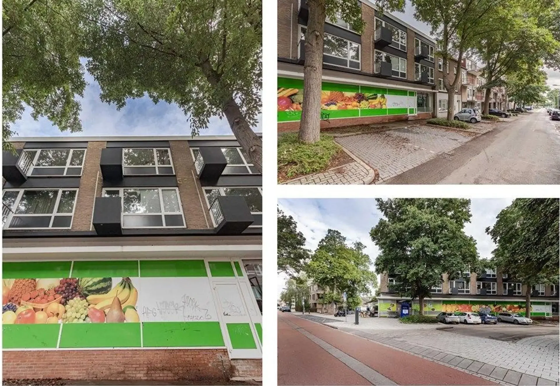 geblurde versie van de foto als achtergrond