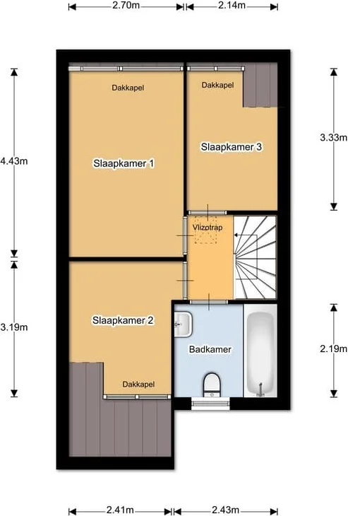 Foto van de Appartement gelegen aan de Molenblok in Renkum