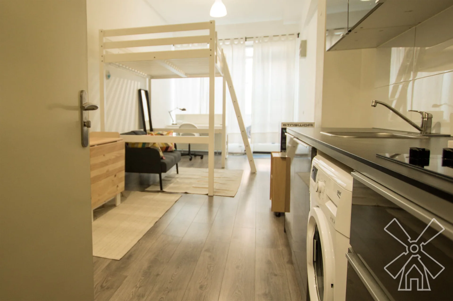 Foto van de Studio gelegen aan de Gouwestraat in Den Haag