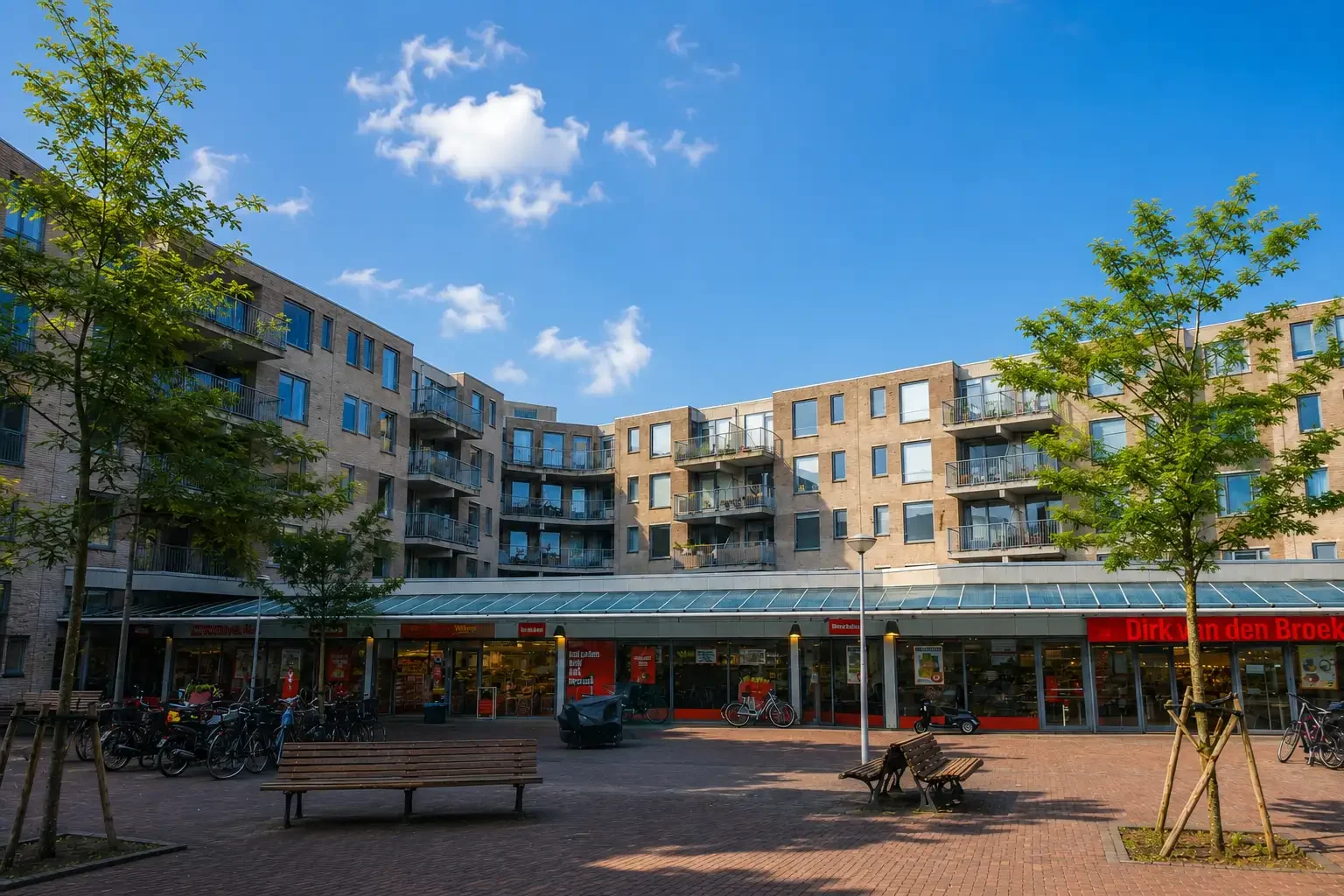 geblurde versie van de foto als achtergrond