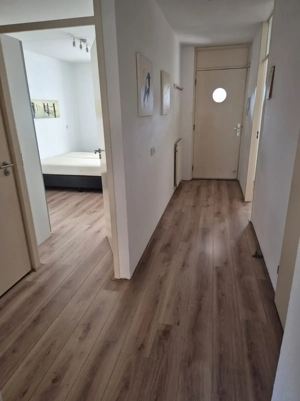 geblurde versie van de foto als achtergrond
