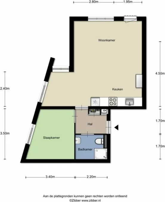Foto van de Appartement gelegen aan de Uniestede in Roosendaal