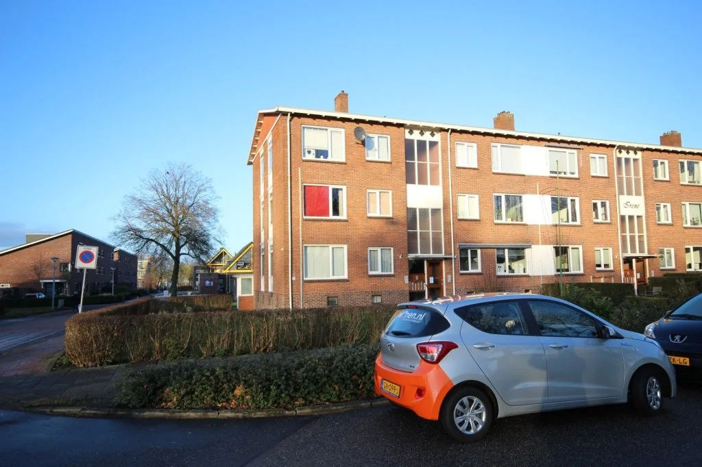 geblurde versie van de foto als achtergrond