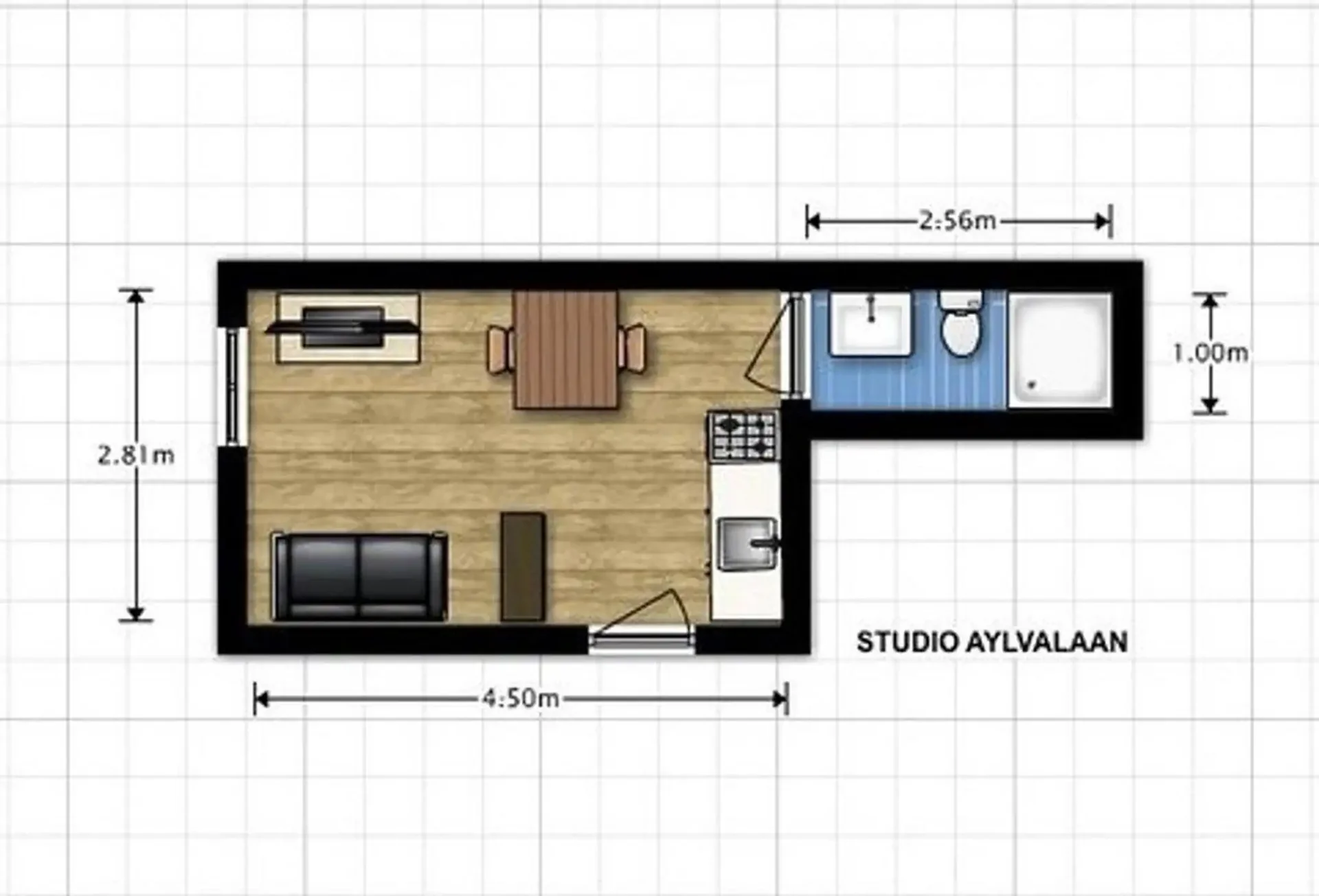 Foto van de Appartement gelegen aan de Aylvalaan in Maastricht