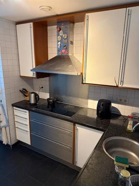 geblurde versie van de foto als achtergrond