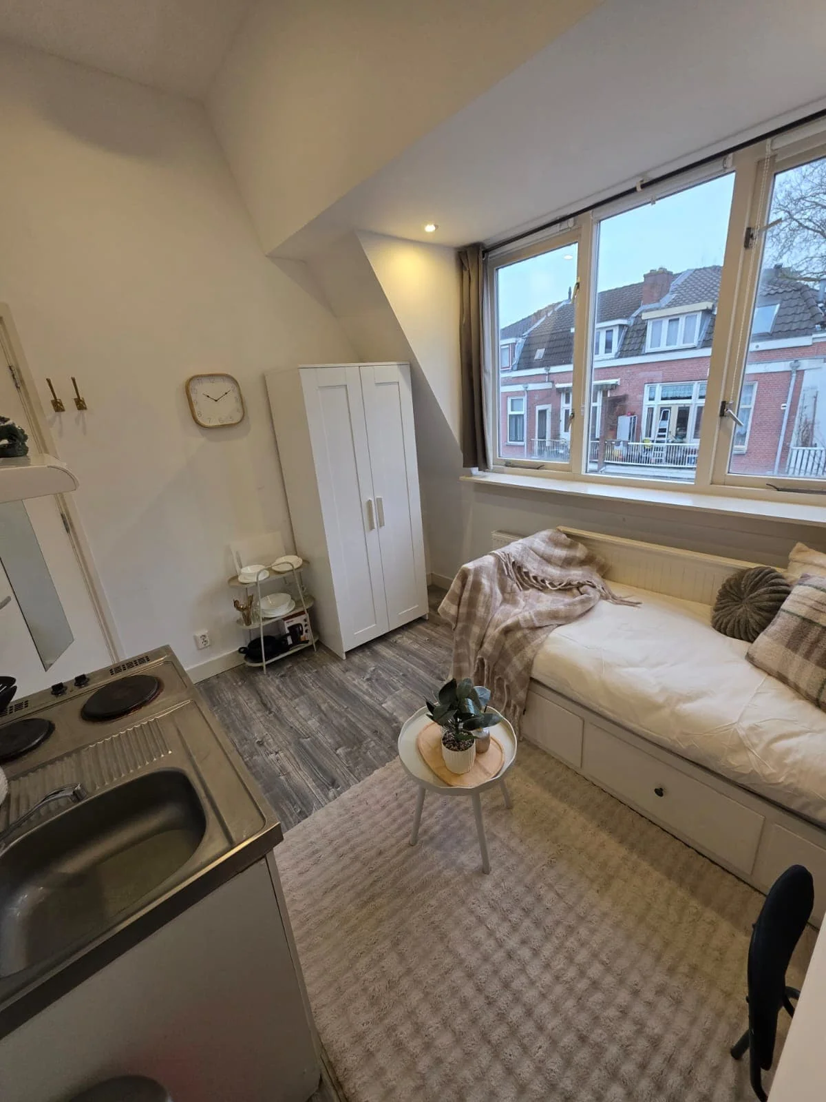 Foto van de Studio gelegen aan de Daendelsstraat in Utrecht