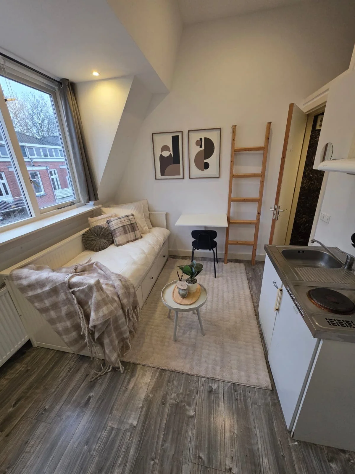 Foto van de Studio gelegen aan de Daendelsstraat in Utrecht