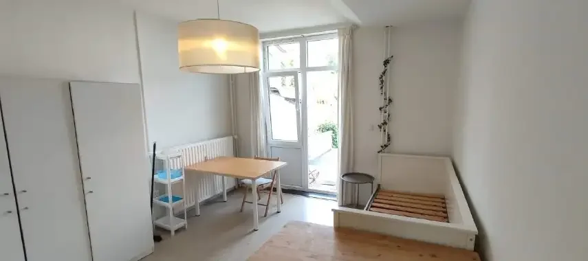 geblurde versie van de foto als achtergrond