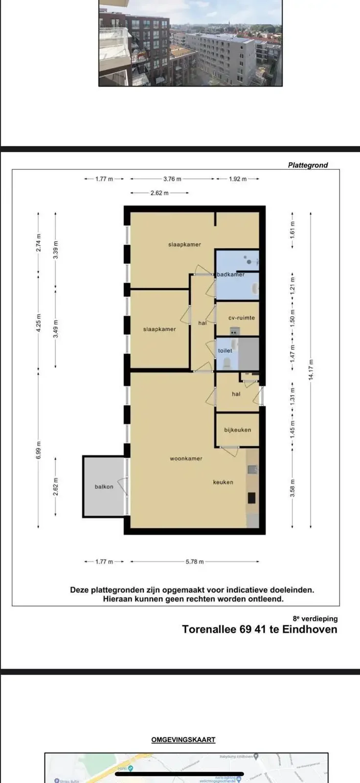 Foto van de Appartement gelegen aan de Torenallee in Eindhoven