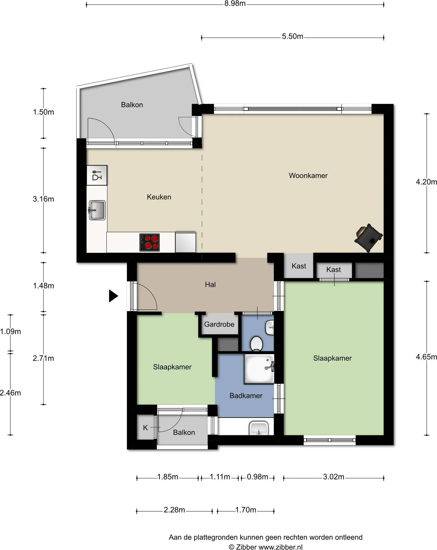 Foto van de Appartement gelegen aan de Le Sage ten Broeklaan in Eindhoven