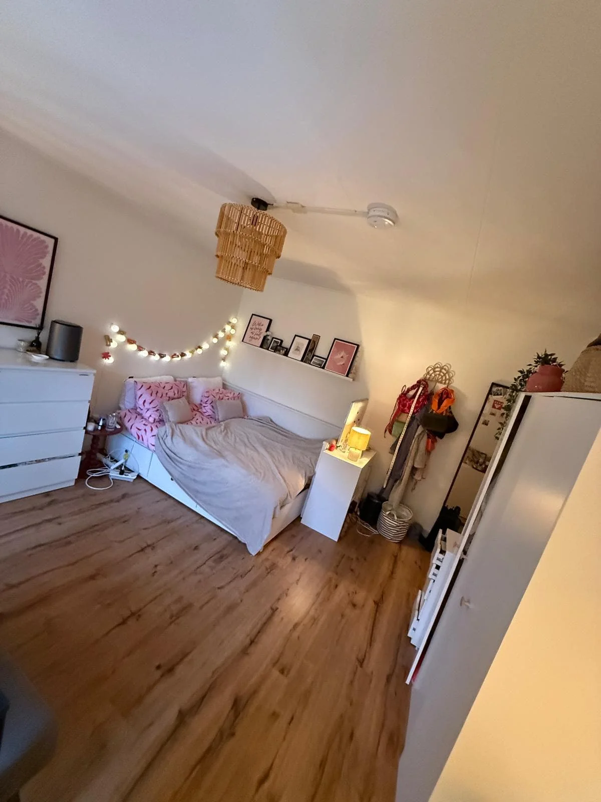 geblurde versie van de foto als achtergrond