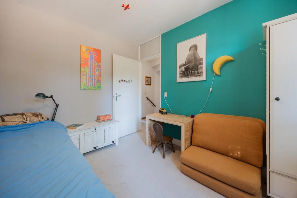 geblurde versie van de foto als achtergrond