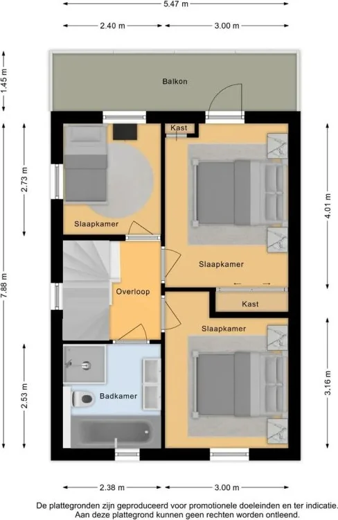 Foto van de Appartement gelegen aan de Sint Maartenlaan in Vlissingen