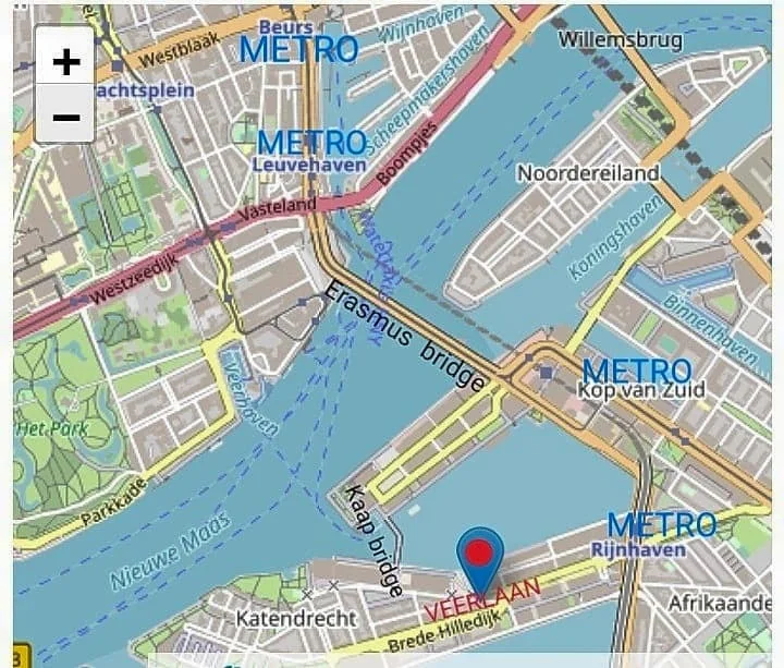 Foto van de Kamer gelegen aan de Veerlaan in Rotterdam
