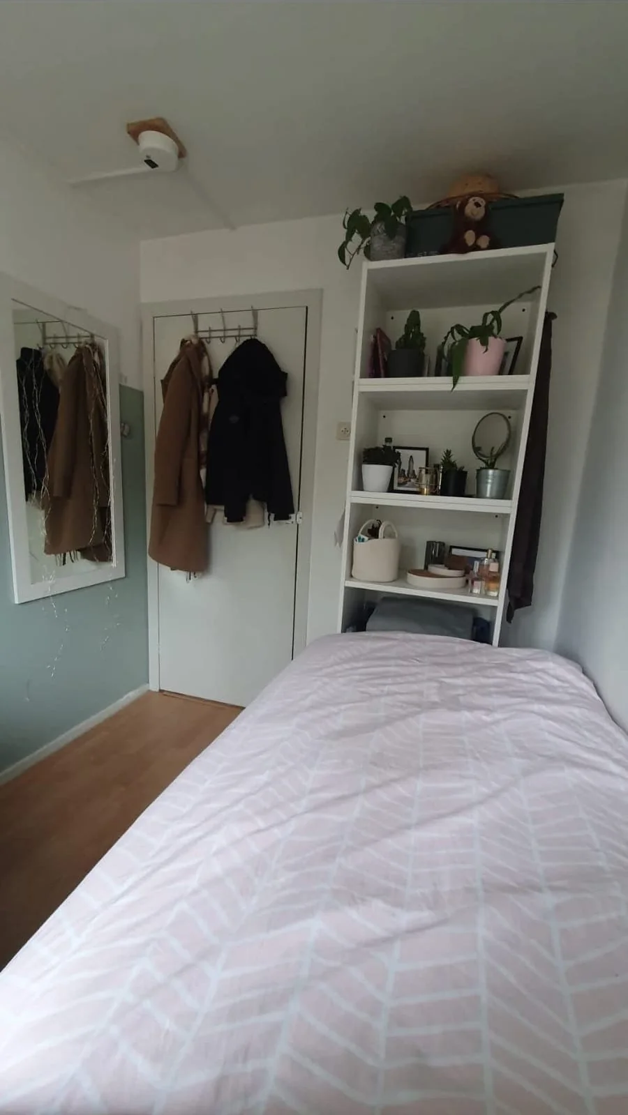 geblurde versie van de foto als achtergrond