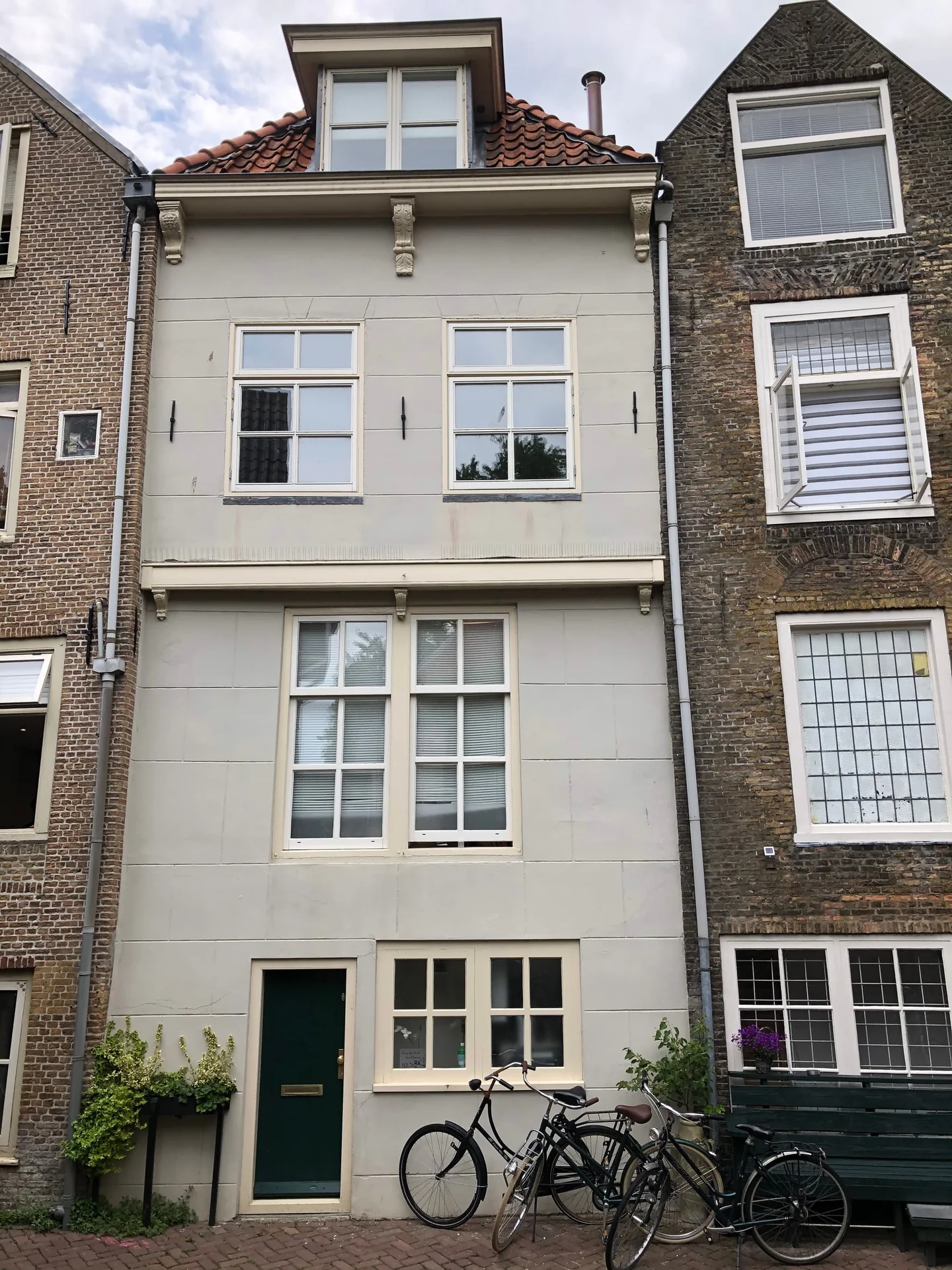 geblurde versie van de foto als achtergrond