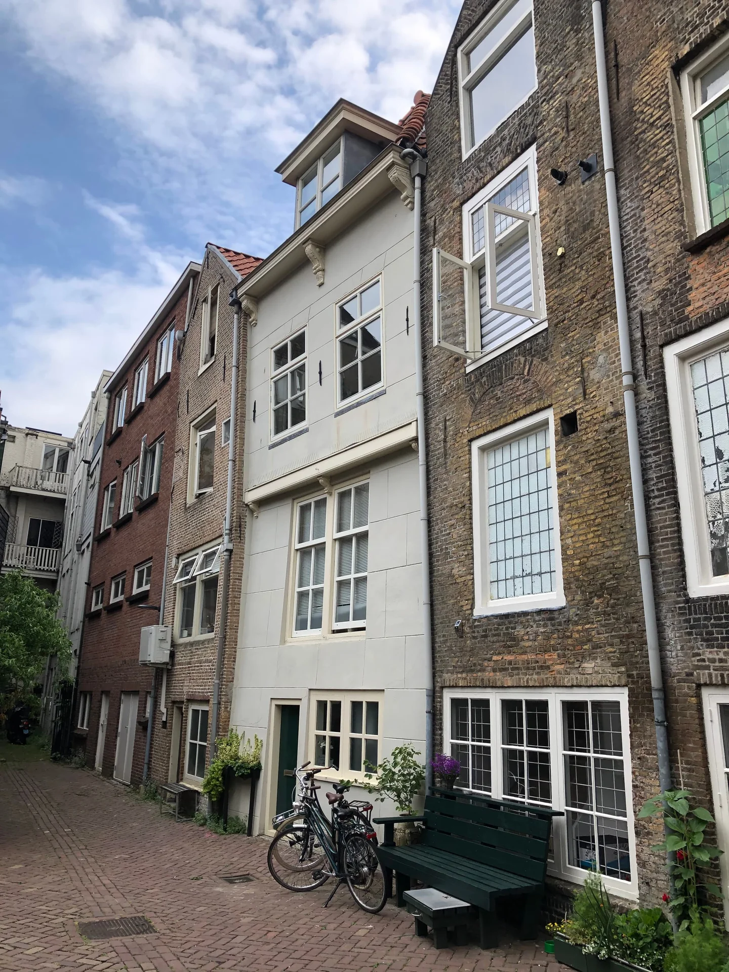 geblurde versie van de foto als achtergrond