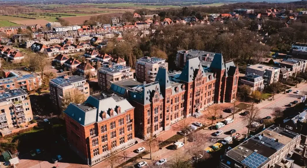 geblurde versie van de foto als achtergrond