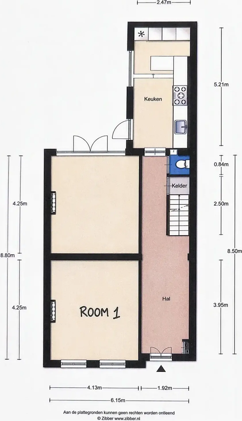 Foto van de Appartement gelegen aan de Wilhelminasingel in Maastricht