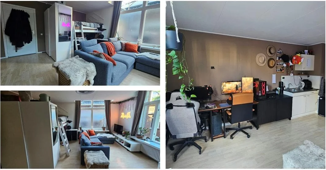 Foto van de Kamer gelegen aan de Huizumerlaan in Leeuwarden