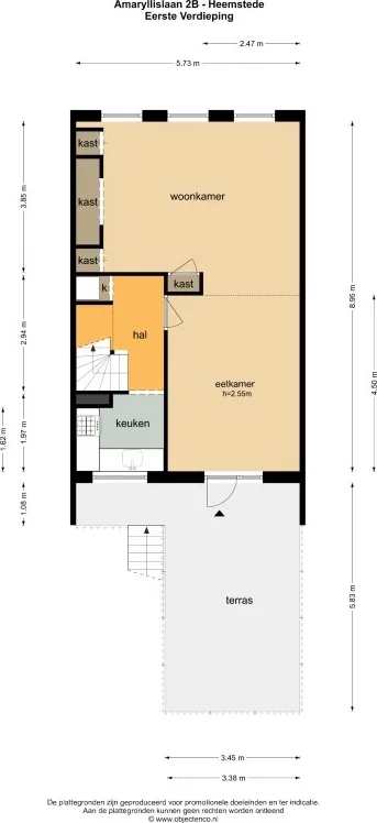 Foto van de Appartement gelegen aan de Amaryllislaan in Heemstede