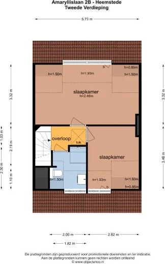 Foto van de Appartement gelegen aan de Amaryllislaan in Heemstede