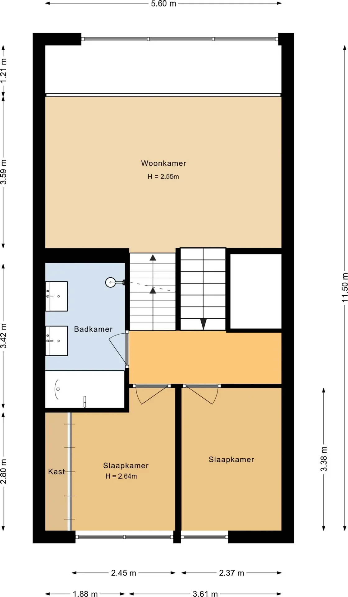 Foto van de Appartement gelegen aan de Jan Olphert Vaillantlaan in Amsterdam