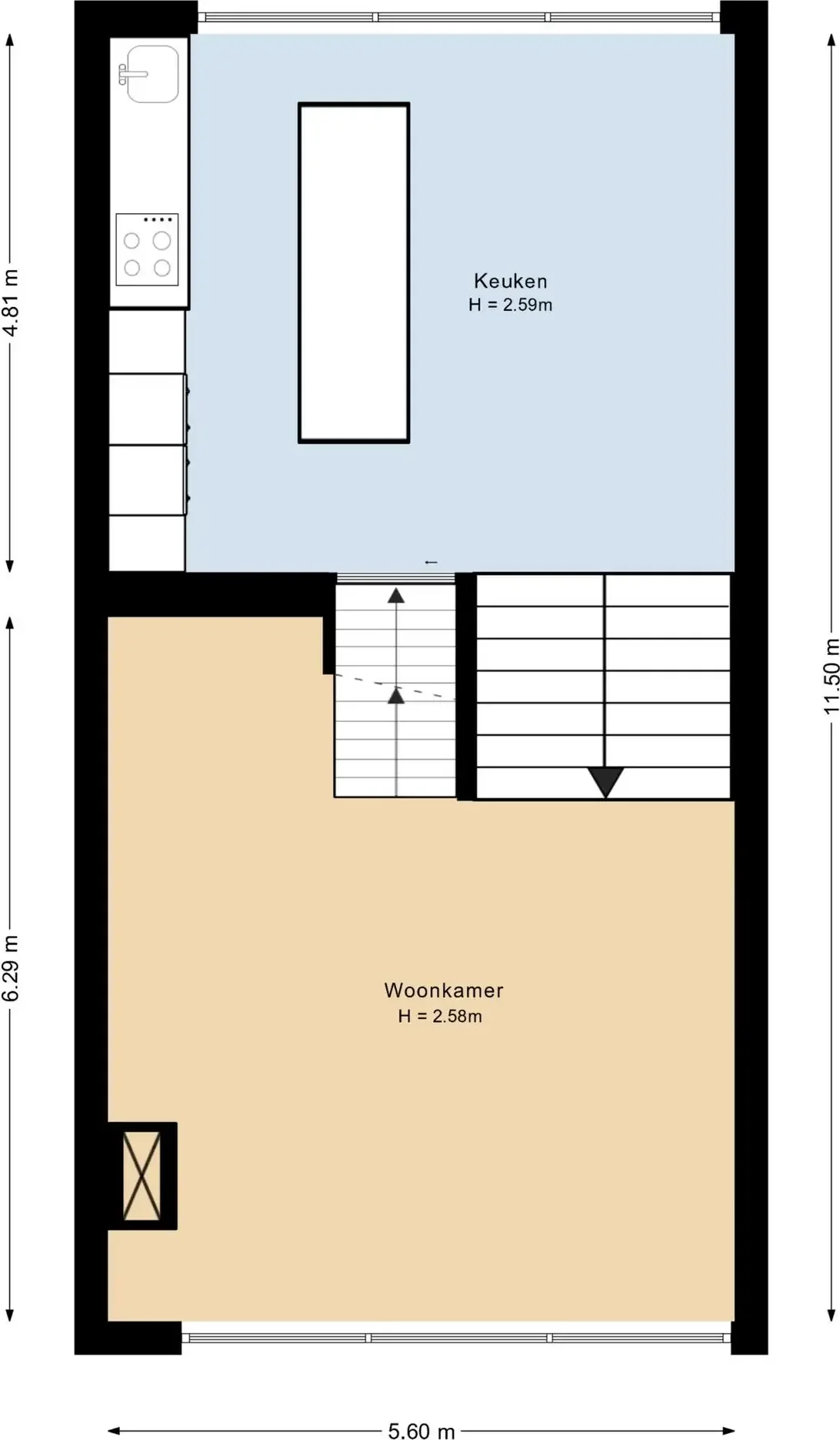 Foto van de Appartement gelegen aan de Jan Olphert Vaillantlaan in Amsterdam