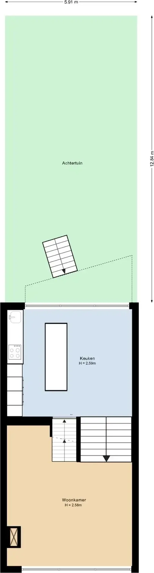 Foto van de Appartement gelegen aan de Jan Olphert Vaillantlaan in Amsterdam