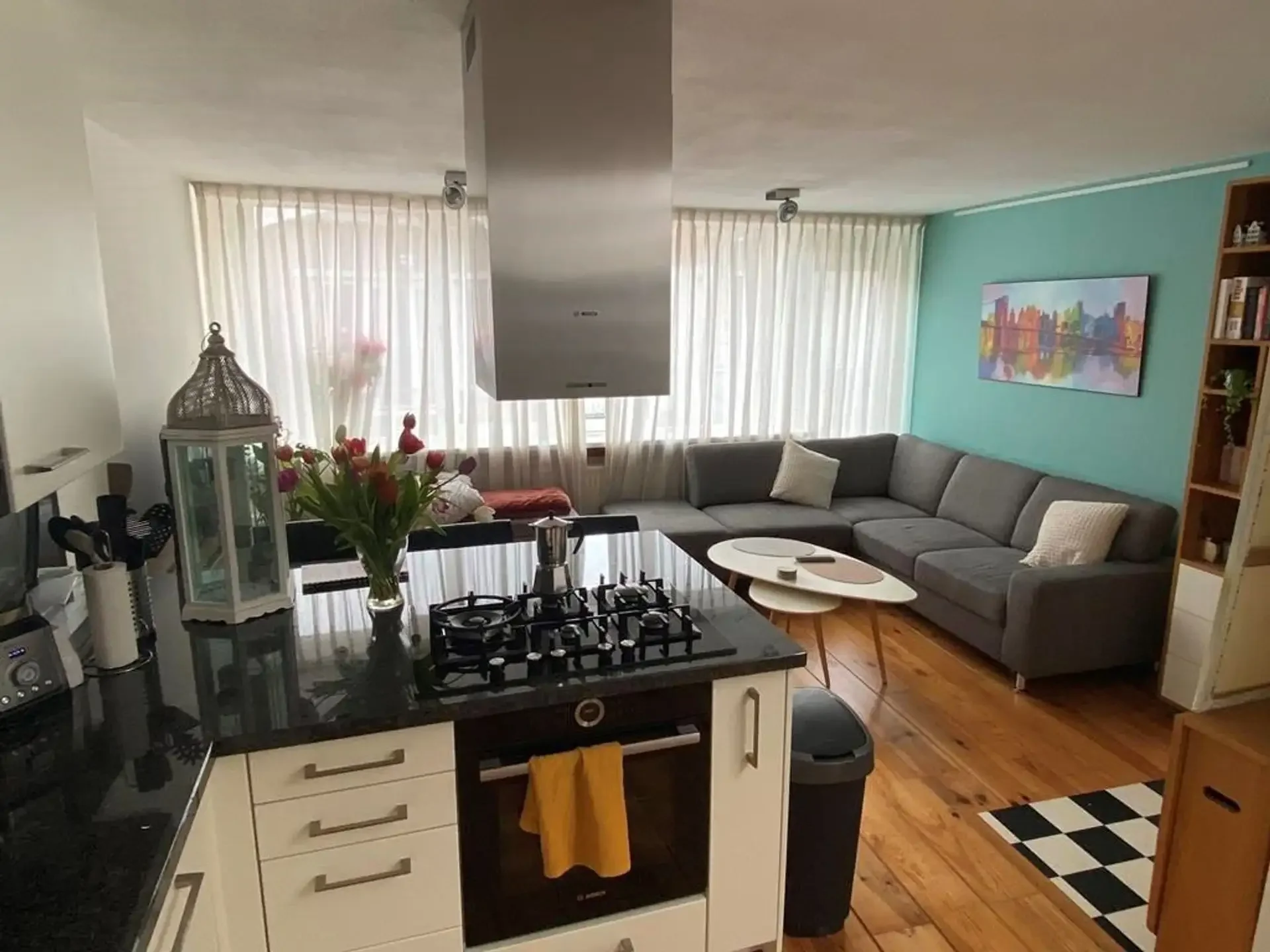 Foto van de Appartement gelegen aan de Tweede Egelantiersdwarsstraat in Amsterdam