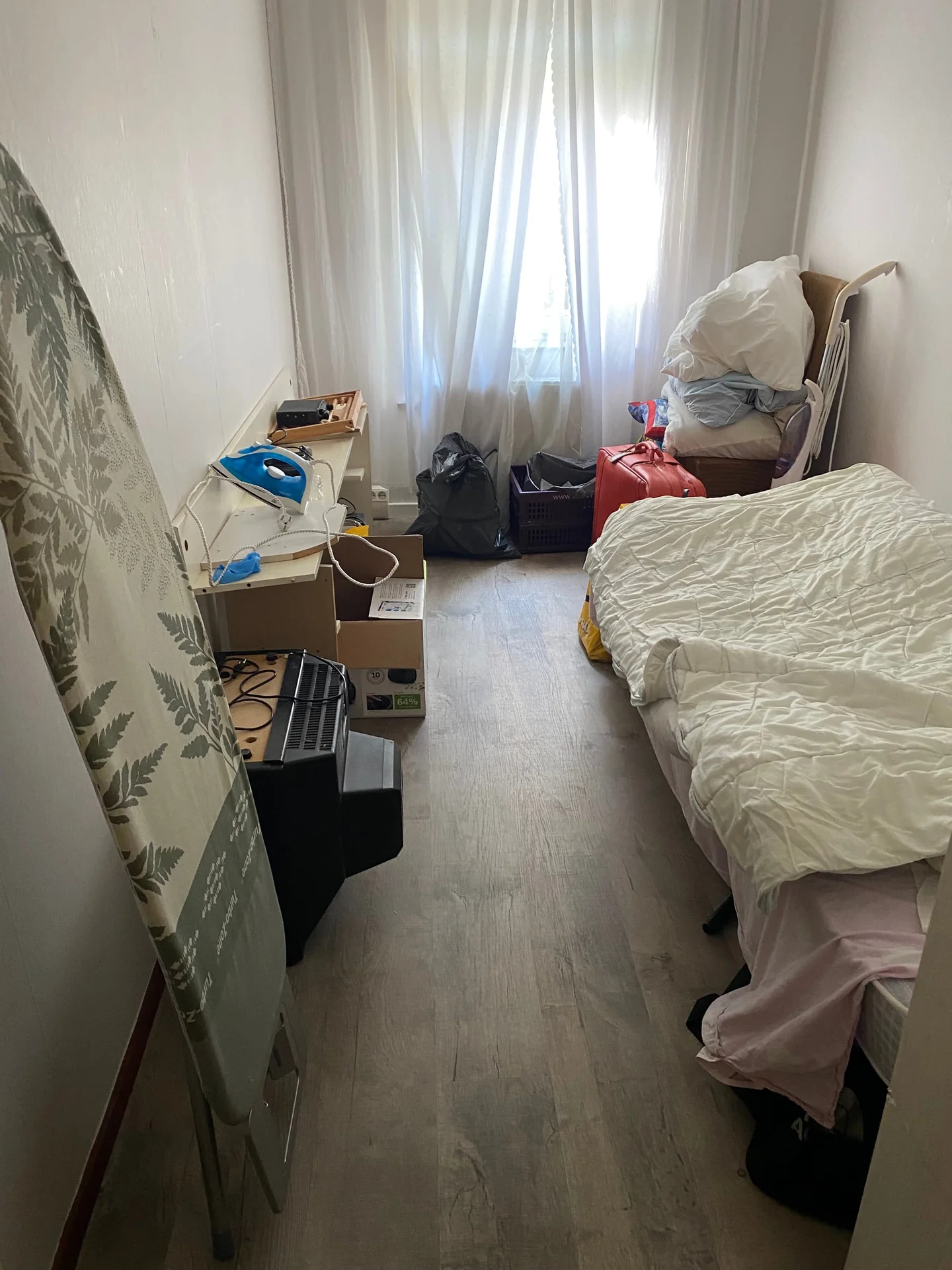 geblurde versie van de foto als achtergrond