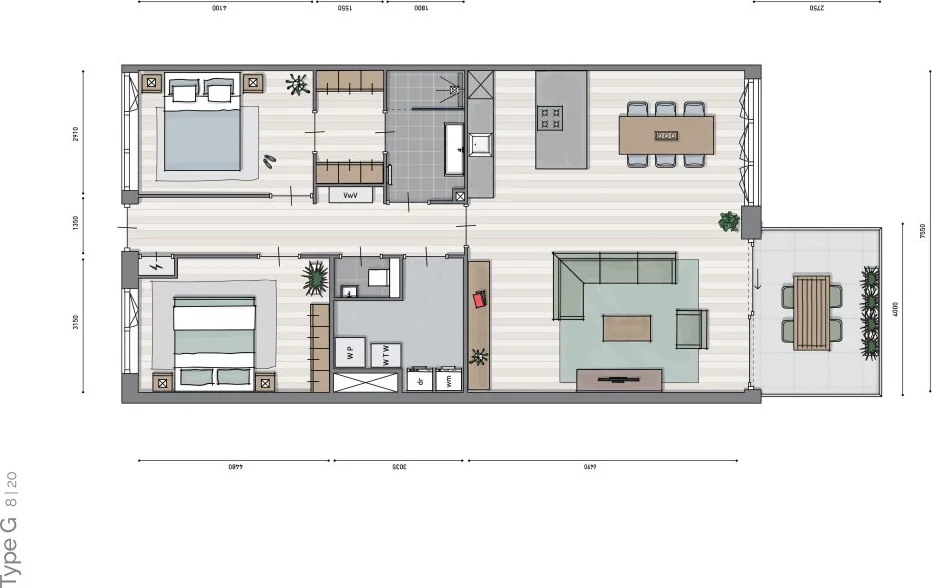 Foto van de Appartement gelegen aan de Pi Schefferstraat in Hilversum