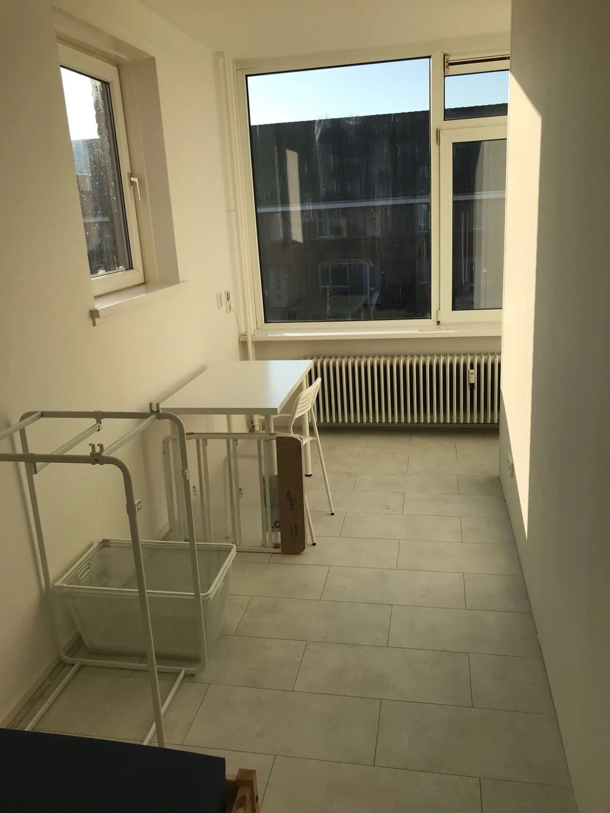 geblurde versie van de foto als achtergrond