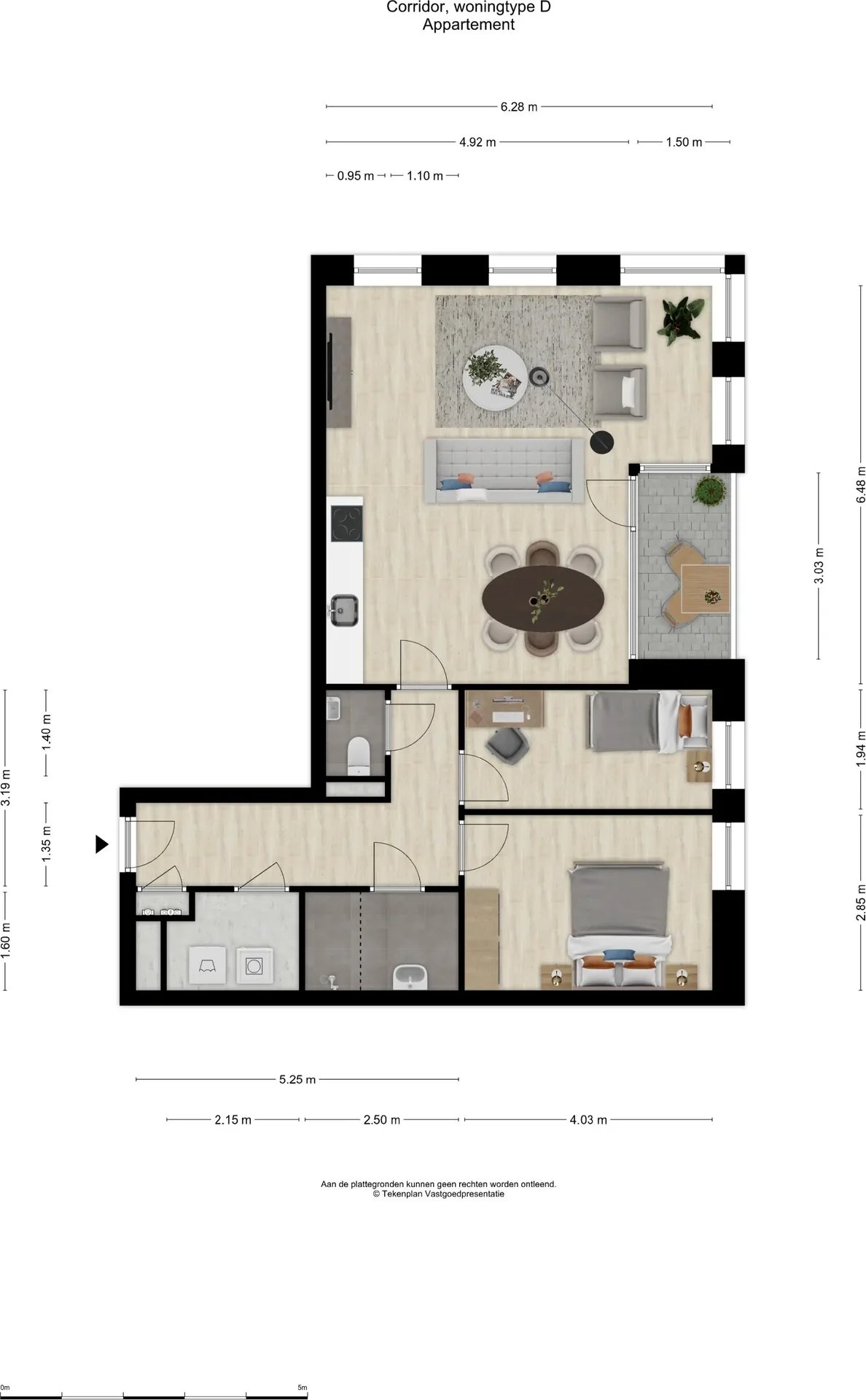 Foto van de Appartement gelegen aan de Tuinstraat in Veenendaal