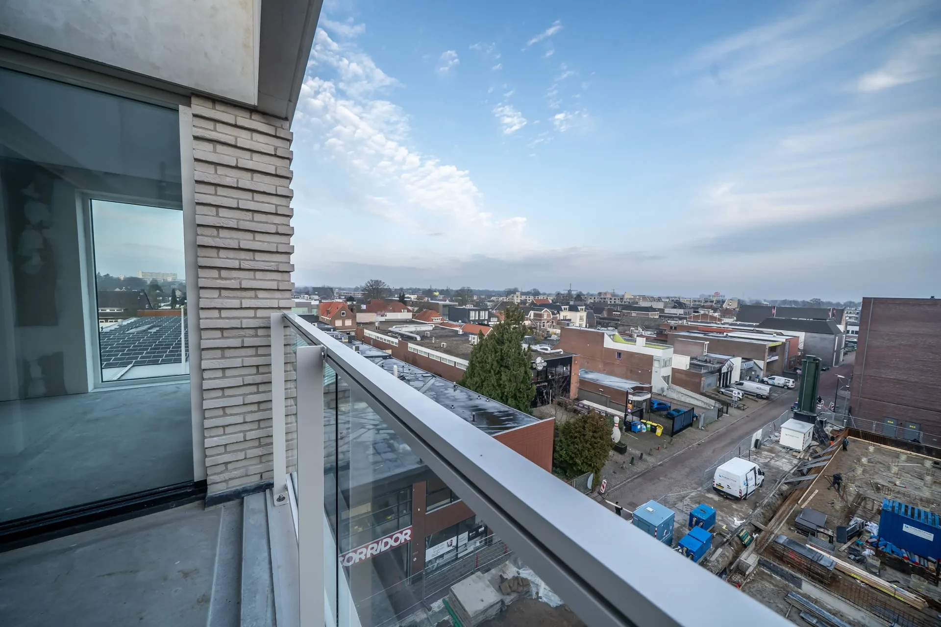 geblurde versie van de foto als achtergrond