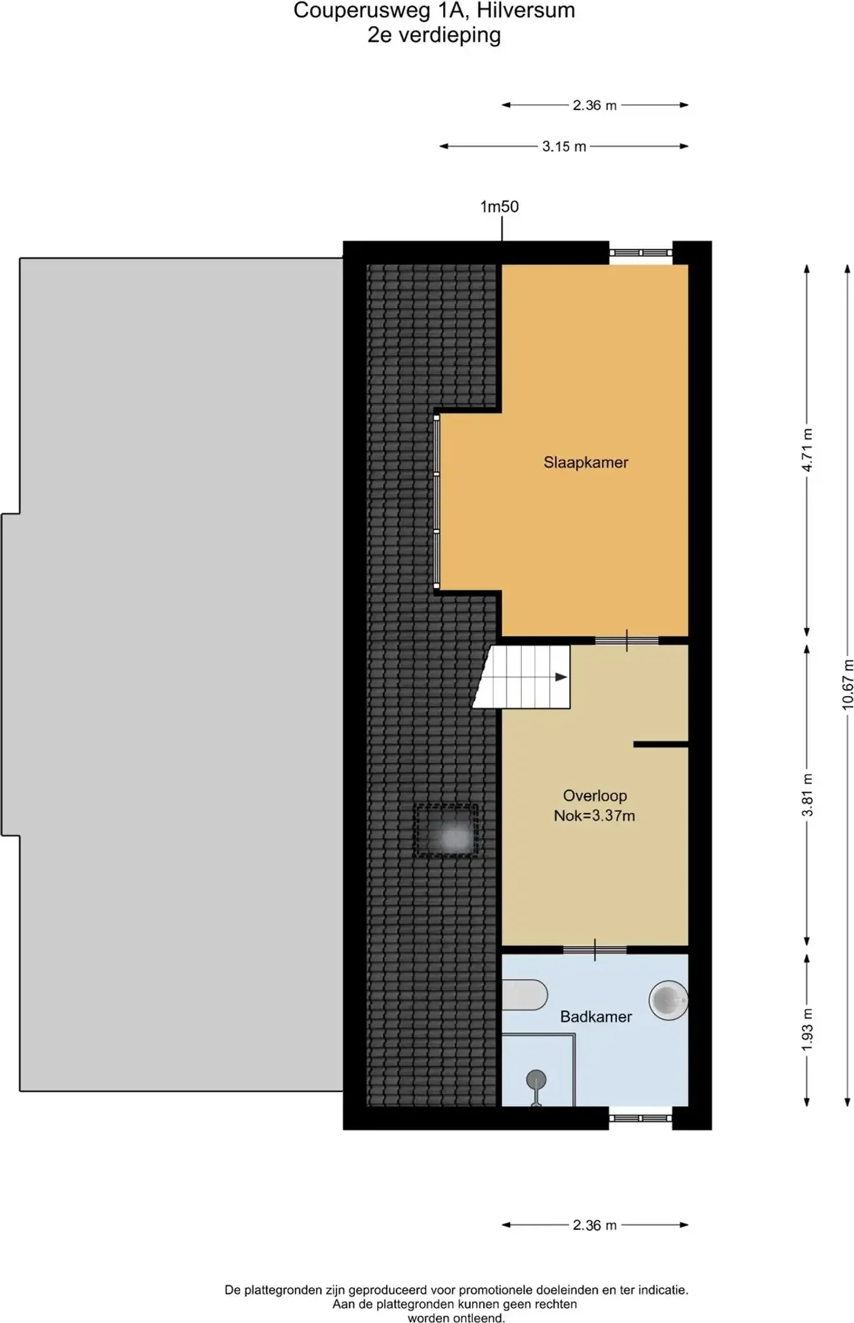 Foto van de Appartement gelegen aan de Couperusweg in Hilversum